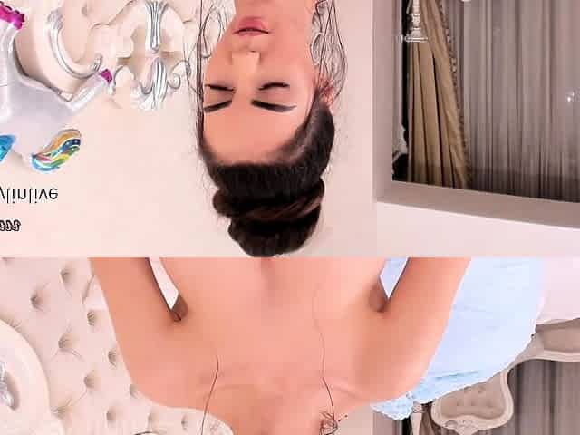 Beautiful brunette with big boobs jerk off instrucions