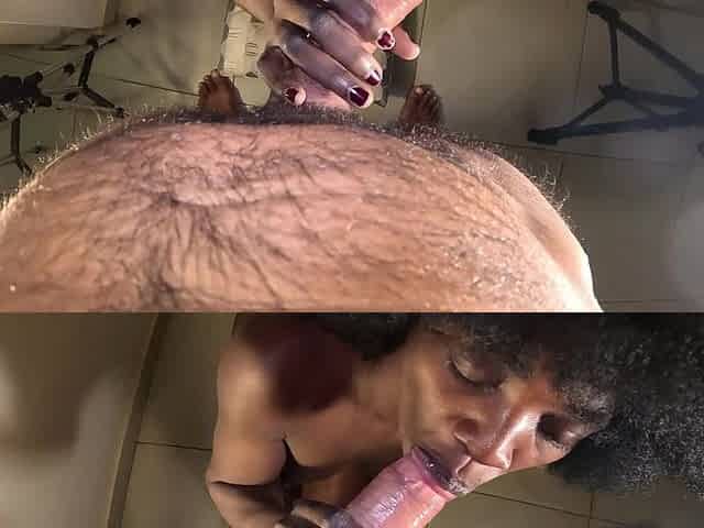 Disgusting Sperm She Has to Bear in Mouth