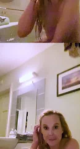Amateur blondie solo anal masturbation