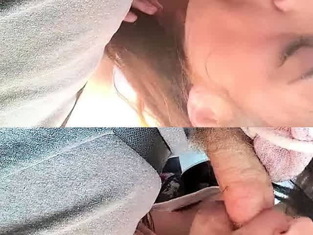 Amateur MILF blowjob cumshot