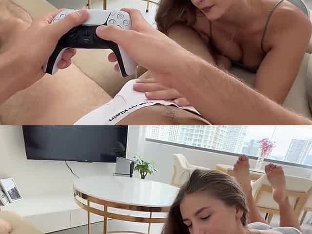 The Young Cutie Decided To Distract From The Prefix