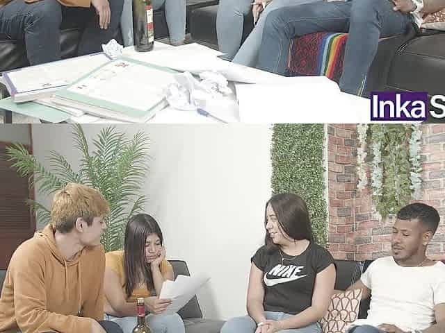 Concupiscent allies play truth or dare, with unexpected ending