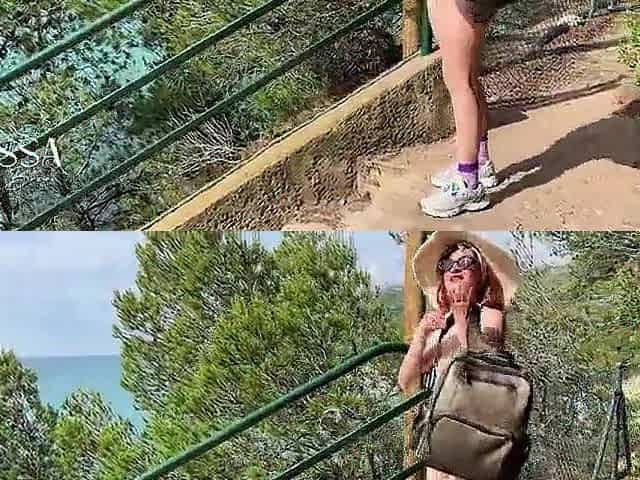 vlog 1 Lissa Brown goes to a nudist beach to film a custom episode screwing outdoors