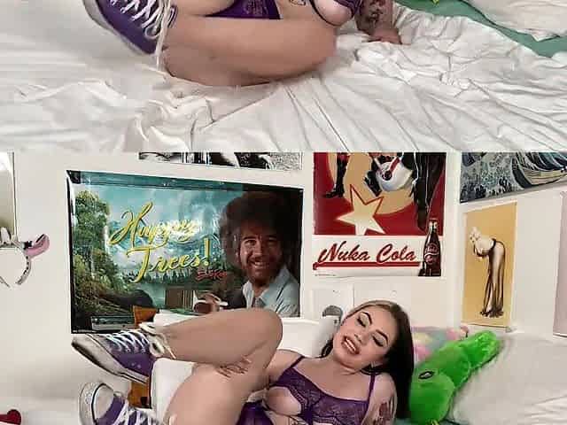 Cumming in Converse Sneakers JOI