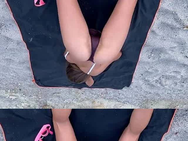 I Caught My BF's Cheating GF and Fucked Her on the Beach
