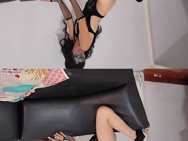 Amateur Lovers Screw on Ebony Furniture on a Sunday Morning