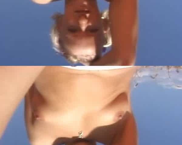 German Amateur Teen Solo Female Outdoor Blonde