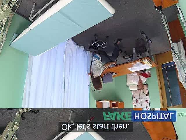 FakeHospital Lewd student gets a priceless screwing from doctor