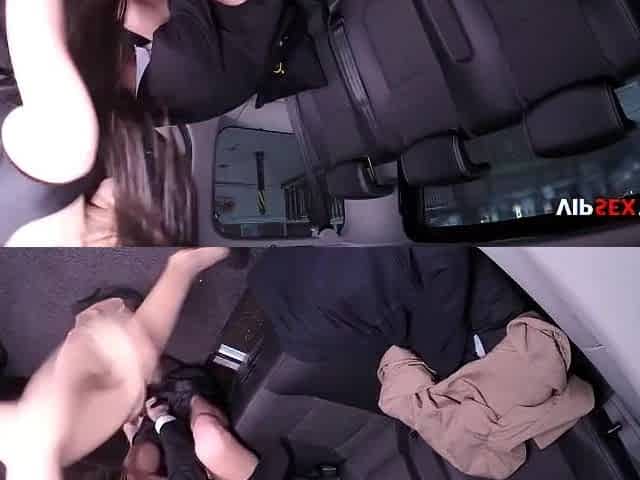 Tattooed Chick Sucks Shlong in a Van Then Screws It Untill This babe Cums Screaming