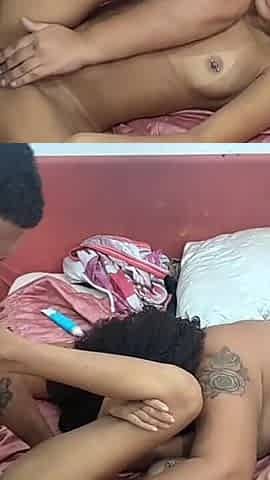 Threesome with Old, BBW and Naughty Young Girl