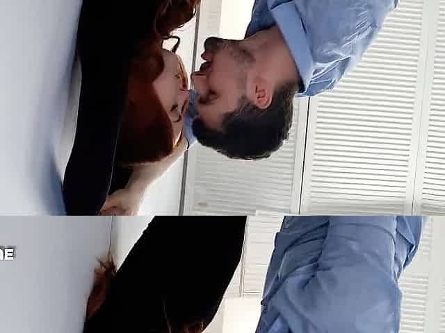 Bubble Ass Redhead Charlie Red Erotic Sex with Her Lover