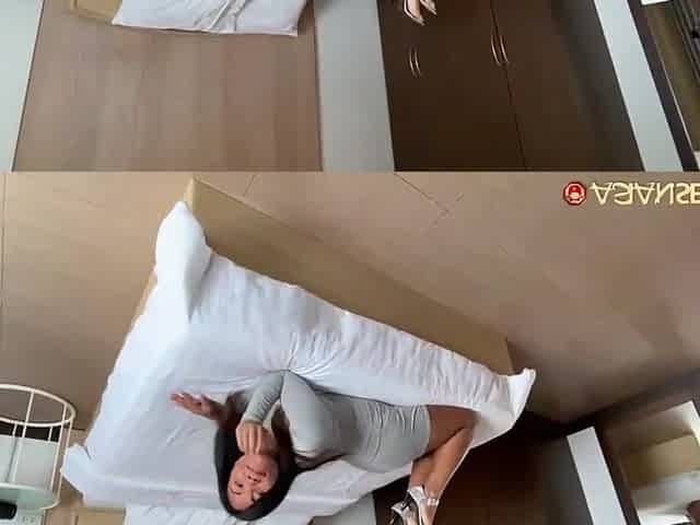 Large ass oriental beauty loves sex with froeigners
