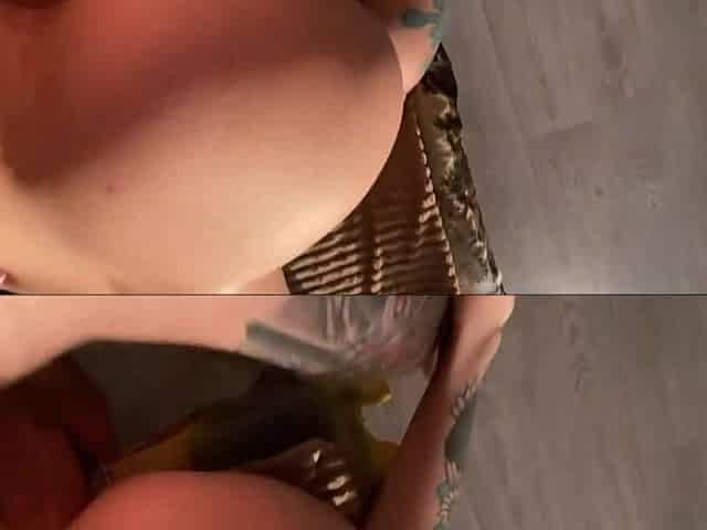 Ass gaped wide! Dirty talking hot babe big dick anal POV