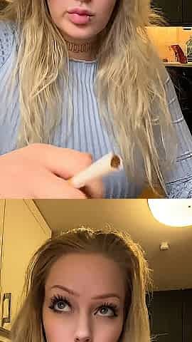STRESSED-OUT Blond NEEDS Cigarette To Relax.. - @OgYennefer