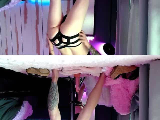 Sissy Rides Her Sex tool and Shows Off For Her Hotwife