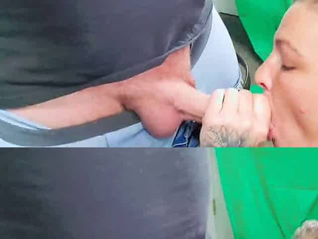 MILF Amateur Blowjob and Big Cock Facial