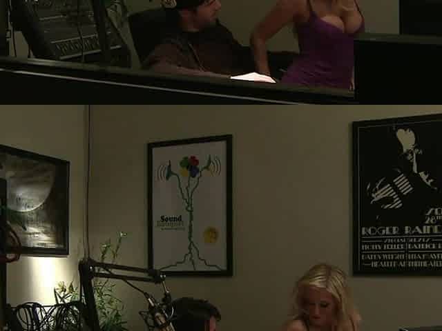 Large Boobed Golden-haired Brooke Belle Gets All Her Holes And Her Tits Drilled