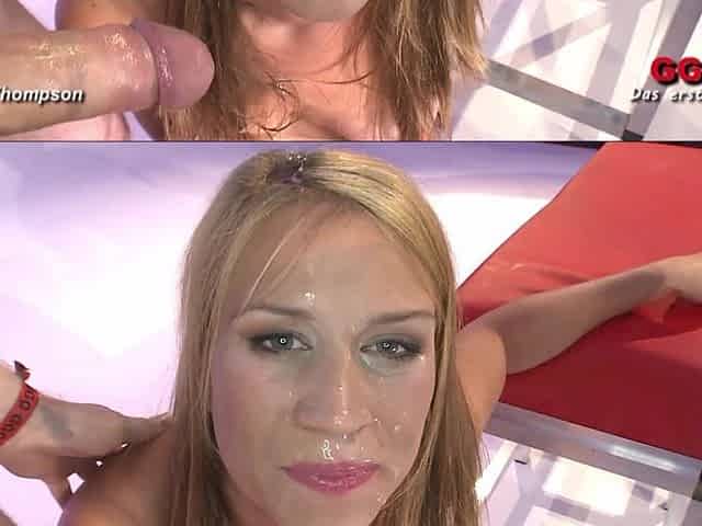 Ggg John Thompson Hot Blonde Blowbang Bukkake Compilation
