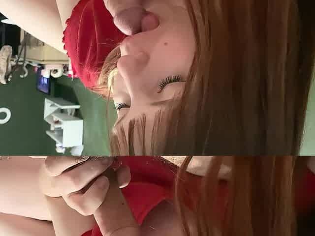 Youthful redhead eEnjoys Man's Cum