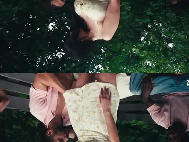HARDWERK: Spring Team fuck in the Garden: Wild Outdoor Hirsute Vagina Raw Banging