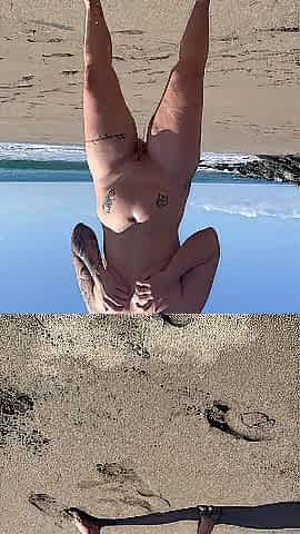 LittleFeet Urinate In The Nudist Beach??