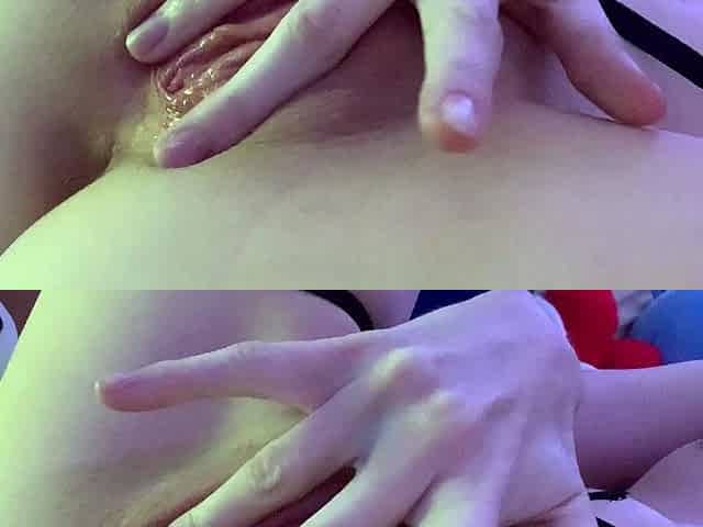 Close up MILF masturbation