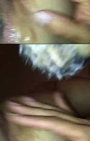 toy and tongue spins round in my pussy