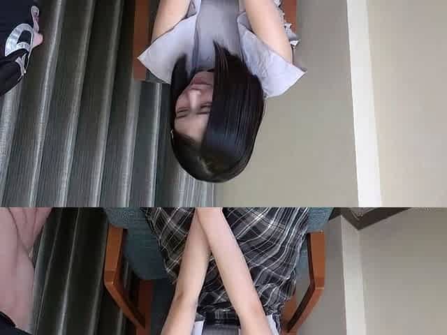 Japanese teen fingered and blowjobs