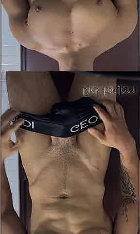 solo hunk masturbation in intimate washroom and groaning loudly