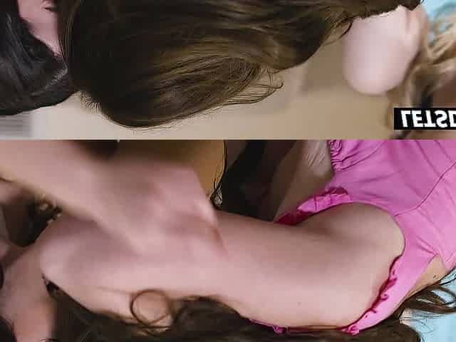 Five Stripped Cuties, Each Throat Busy... Snatch Licking and Fingering Nonstop