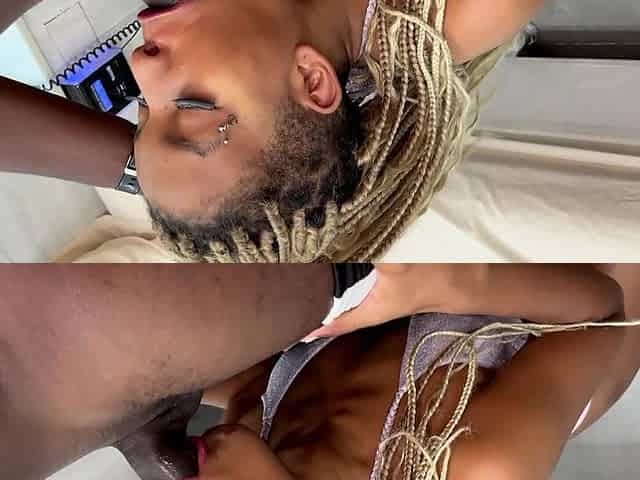 Black Guy Fucked the Ass of the Naughty Young Girl and Still Came Inside Her
