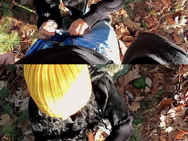 QUICK OFF TRAIL NATURE SCREW... NEARLY GOT CAUGHT!