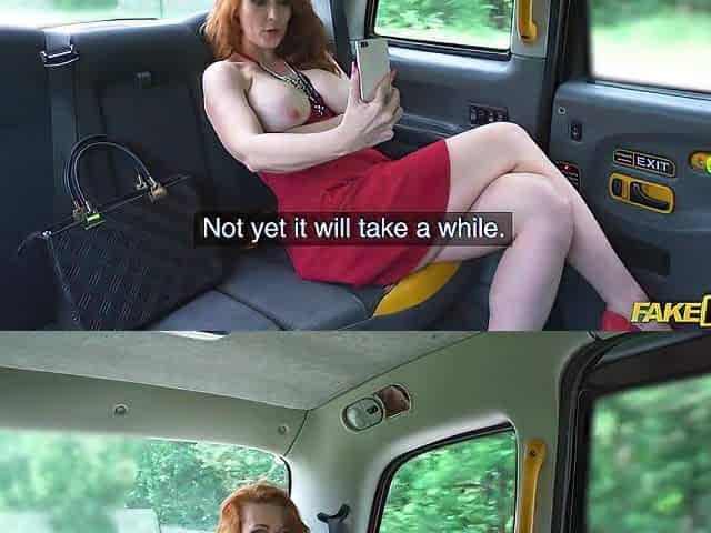 Fake Taxi - Kinky mother I'd like to fuck Cuckolds her boyfriend in public on the phone