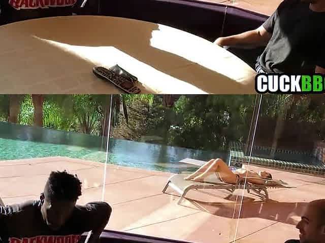 Cuckold Hubby Asks Ebony Ally To Bang His WIfe