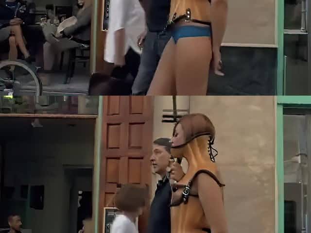 Tall redhead Spanish slut disgraced