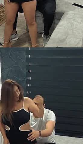 MILF Busty Latina Fucks Her Tailor at Home and Eats His Cum After a Deep Pussy Creampie