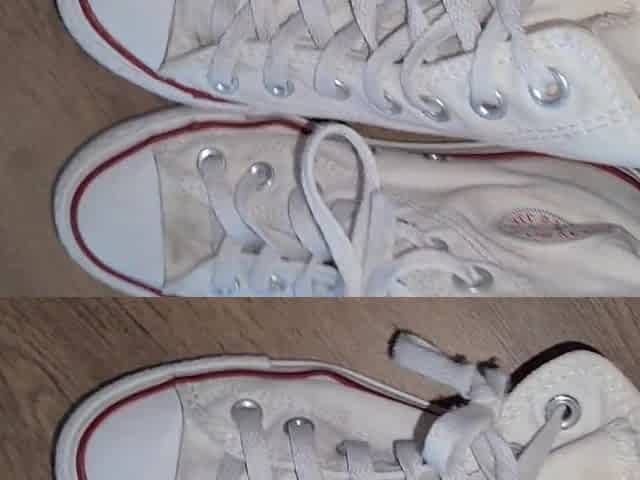 Cum on tiny Converse