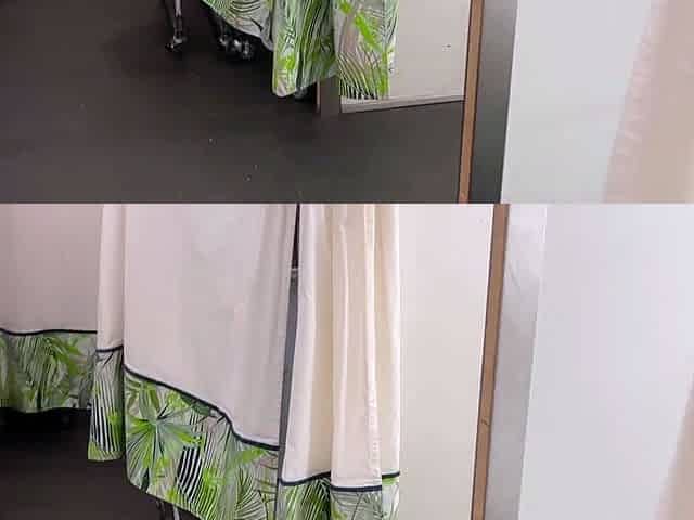 Pervert woman came to busy store. Public risky masturbation