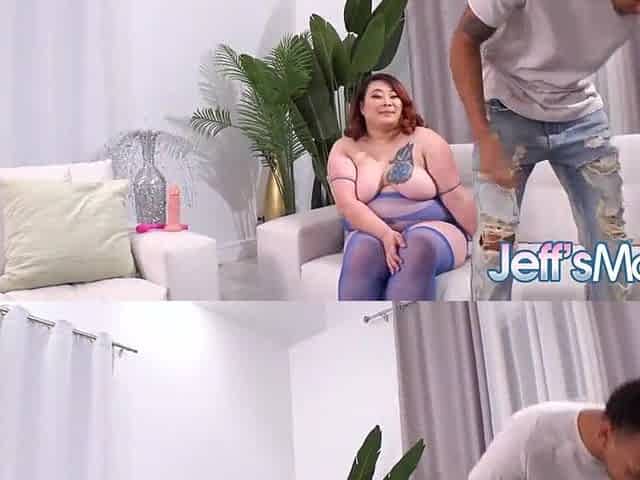 Sticky BBC Jizz flow for Oriental Plumper Thicc Oriental Kai