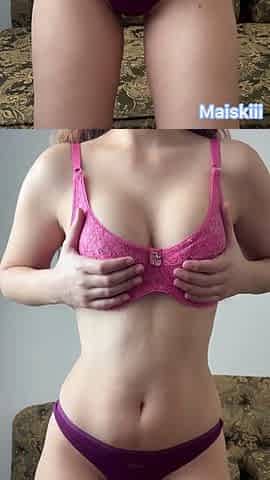 Pleasing beauty touching herself - Maiskii