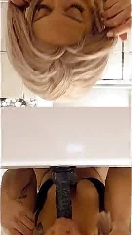 AMATEUR DEEPTHROAT sextoy ride (part 1) Virginal hawt Black