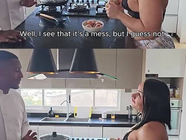 Milf Muscle Girl Begs Her Personal Chef To Cook Her Big Clit With His Big Bbc!