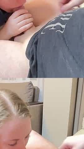 Step Sister with Big Natural Ass and Pink Anus Takes Big Cock