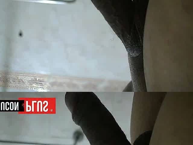 A slutty prisoner wanking in the jail restroom