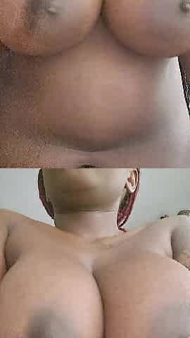 LARGE EBONY BOOBS WORSHIPPING/Hanifasexy