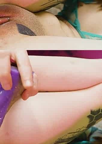 Dreadlock Teen Anal Toy Masturbation