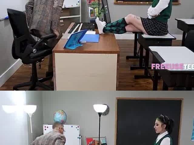 Professor Awards Vandalism with Public Use Of Her Snatch (Freeuse)