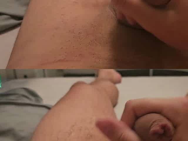 Horny Teen Mouse Jerks off My Cock Until I Cum!
