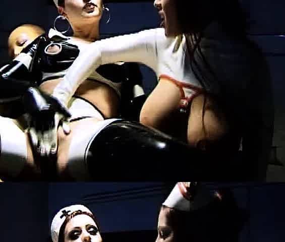 Fetish ass toyed and rimmed in a freaky scene