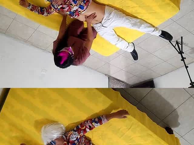 The Latina Porn Nurse Gets Activated During Her Work Break!! Blowjobs for the Special Client and 69